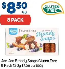 Foodland Jon Jon Brandy Snaps Gluten Free offer