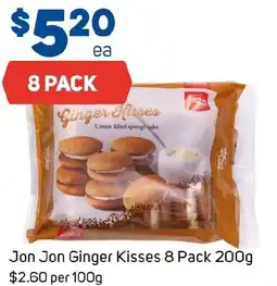 Foodland Jon Jon Ginger Kisses offer
