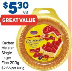 Foodland Kuchen Meister Single Layer Flan offer