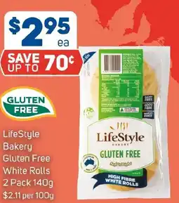 Foodland LifeStyle Bakery Gluten Free White Rolls offer