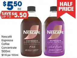 Foodland Nescafé Espresso Coffee Concentrat offer