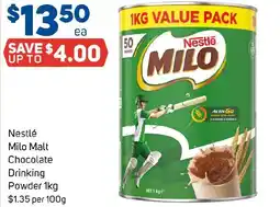 Foodland Nestlé Milo Malt Chocolate Drinking Powder offer