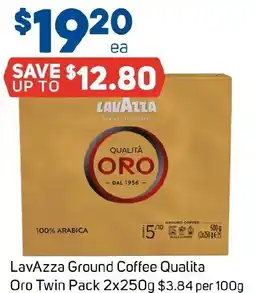 Foodland LavAzza Ground Coffee Qualita Oro Twin Pack offer