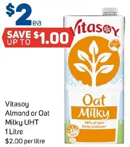 Foodland Vitasoy Almond or Oat Milky UHT offer