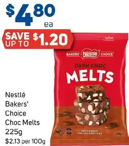 Foodland Nestlé Bakers' Choice Choc Melts offer