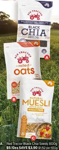 Foodland Red Tractor Black Chia Seeds offer