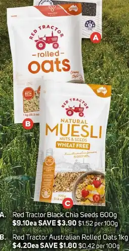 Foodland Red Tractor Australian Rolled Oats offer