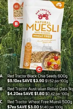 Foodland Red Tractor Wheat Free Muesli offer