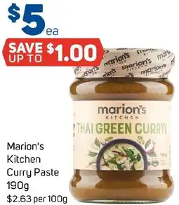 Foodland Marion's Kitchen Curry Paste offer