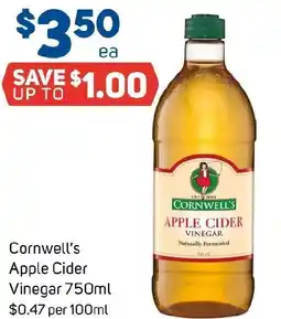 Foodland Cornwell's Apple Cider Vinegar offer