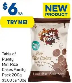Foodland Table Plenty Mini Rice Cakes offer