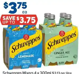Foodland Schweppes Mixers offer