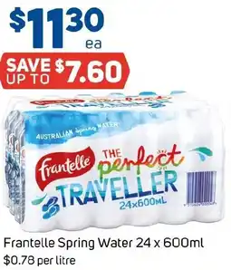 Foodland Frantelle Spring Water offer
