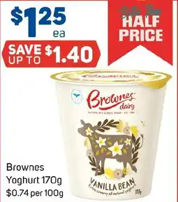 Foodland Brownes Yoghurt offer