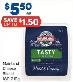 Foodland Mainland Cheese Sliced offer