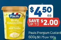 Foodland Pauls Premium Custard offer