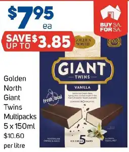 Foodland Golden North Giant Twins Multipacks offer