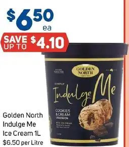Foodland Golden North Indulge Me Ice Cream offer