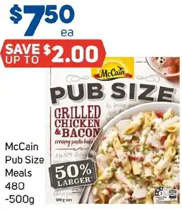 Foodland McCain Pub Size Meals offer