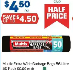 Foodland Multix Extra Wide Garbage Bags offer