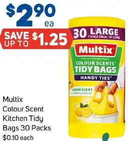 Foodland Multix Colour Scent Kitchen Tidy Bags offer