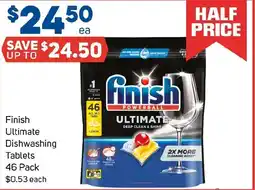 Foodland Finish Ultimate Dishwashing Tablets offer