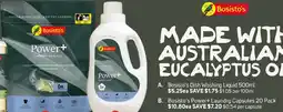 Foodland Bosisto's Power+ Laundry Capsules offer
