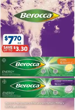 Foodland Berocca Performance Effervescent Tablets offer