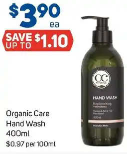 Foodland Organic Care Hand Wash 400ml offer