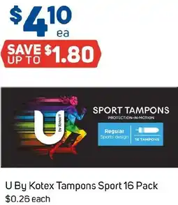 Foodland U By Kotex Tampons Sport offer