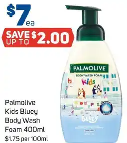 Foodland Palmolive Kids Bluey Body Wash Foam offer