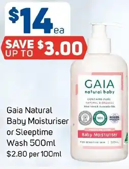 Foodland Gaia Natural Baby Moisturiser offer