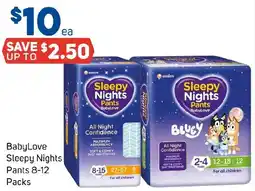Foodland BabyLove Sleepy Nights Pants offer
