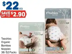 Foodland Tooshies Organic Bamboo Nappies offer