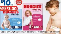 Foodland Huggies Ultra Dry Nappies offer