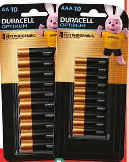 Foodland Duracell Optimum Batteries AA or AAA offer