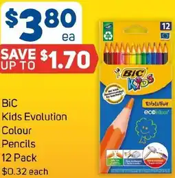 Foodland Bic kids evolution colour pencils offer