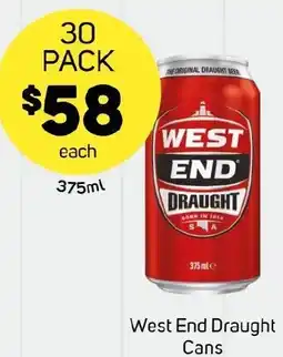 Foodland West End Draught Cans offer