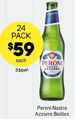 Foodland Peroni nastro azzurro bottles offer