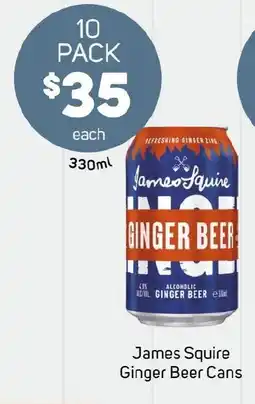 Foodland James Squire Ginger Beer Cans offer