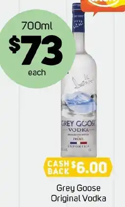 Foodland Grey goose original vodka offer