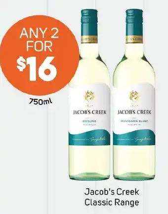 Foodland Jacob's Creek Classic Range offer