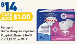 Foodland Aerogard Home Mosquito Repellent Plug-In Diffuser & Refill offer