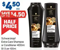Foodland Schwarzkopf strengthening conditioner offer