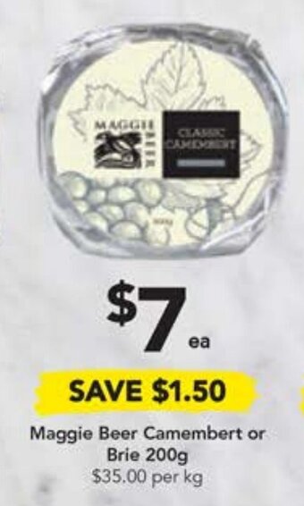 Drakes Maggie Beer Camembert or Brie 200g offer