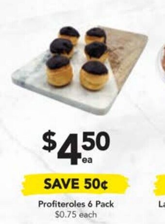 Profiteroles 6 Pack