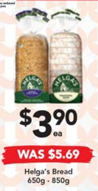 Drakes Helga's Bread 650g - 850g offer