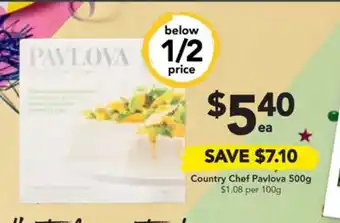 Drakes Country Chef Pavlova 500g offer