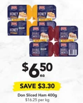 Drakes Don Sliced Ham 400g offer