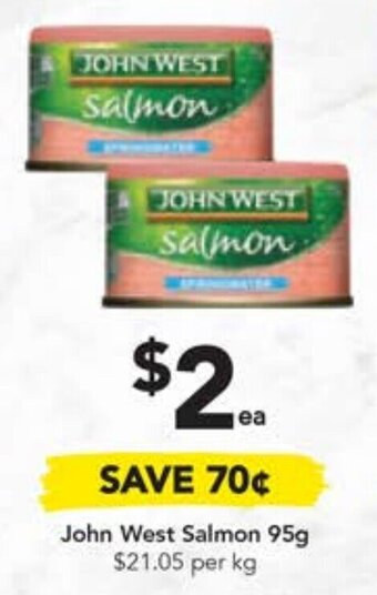 Drakes John West Salmon 95g offer
